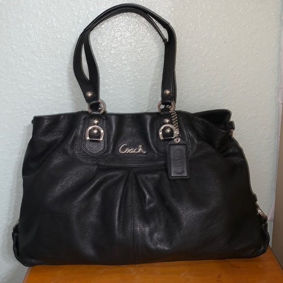 Coach Handbags - Coach leather, Ashley Carryall satchel